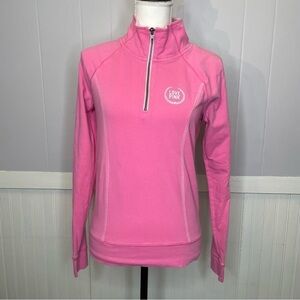 PINK Victoria’s Secret Half-Zip Pullover – Y2K Vibes, Cute & Comfy!